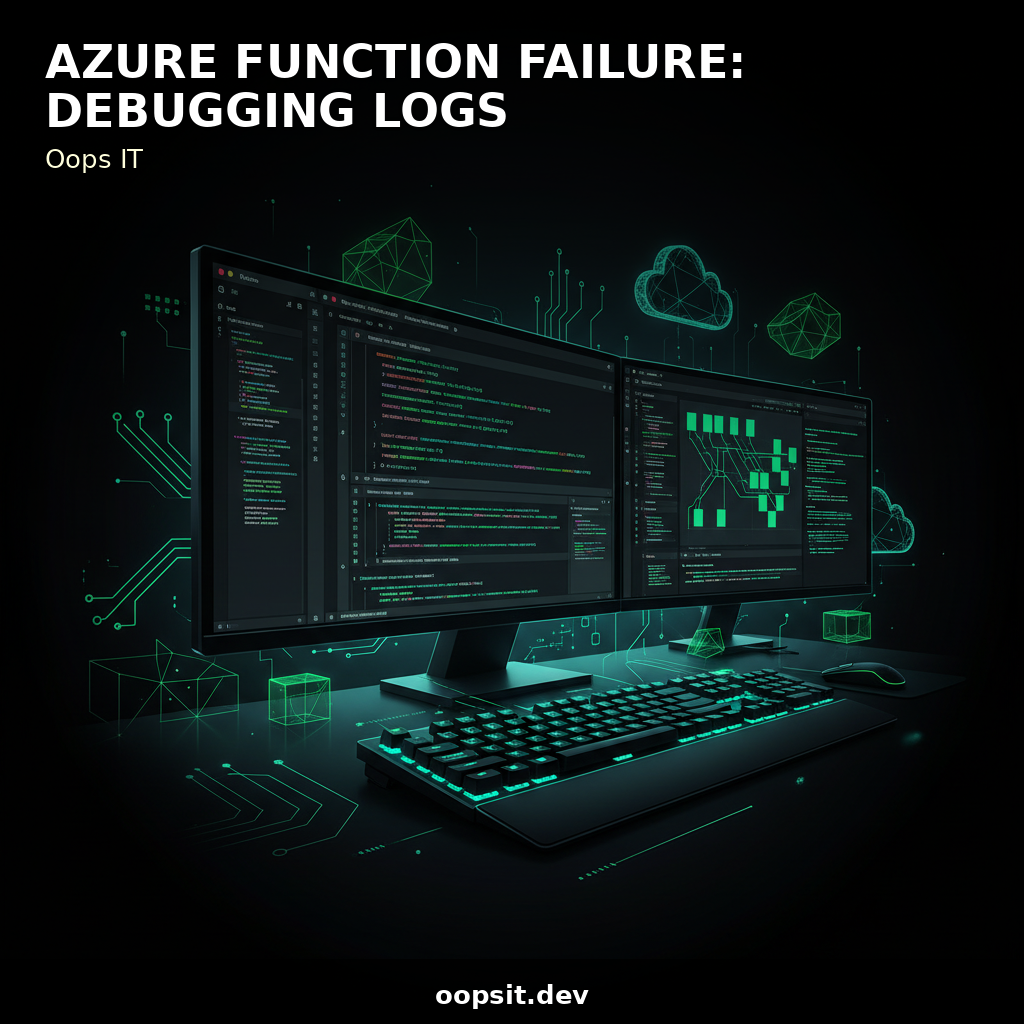 Azure Function Fail: Debugging My First Deployment