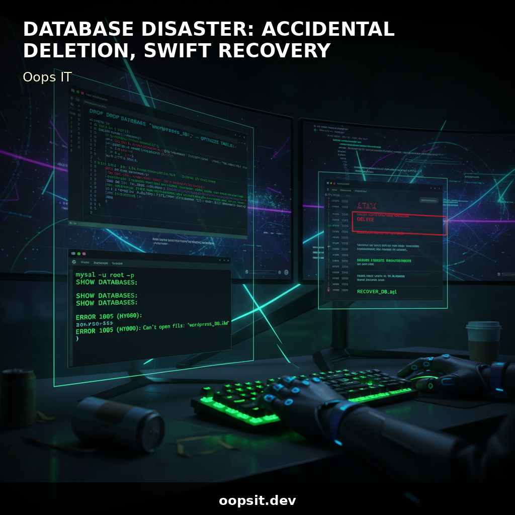 Deleted My WordPress DB: Recovery Guide