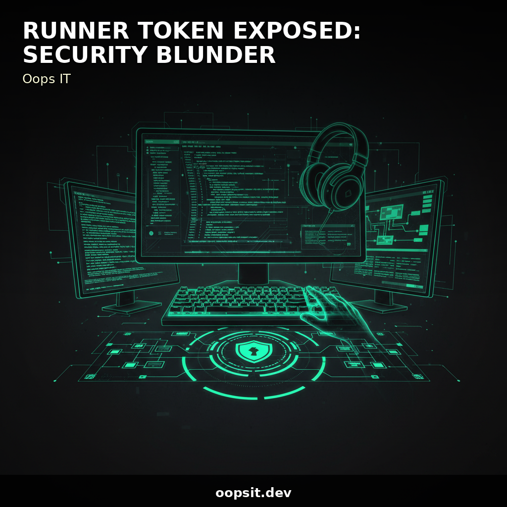 GitLab Runner Token Exposed: My Security Blunder