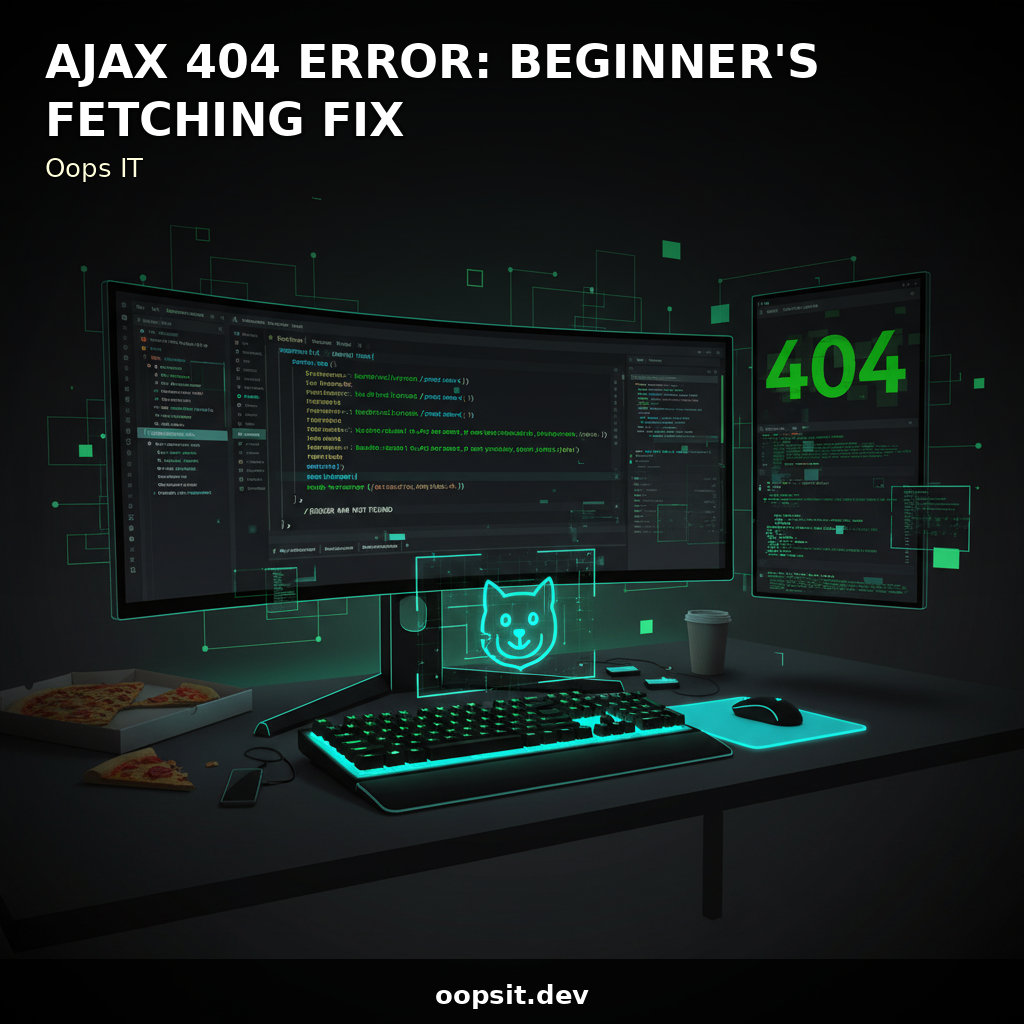 My First AJAX 404: Fetching Data Right