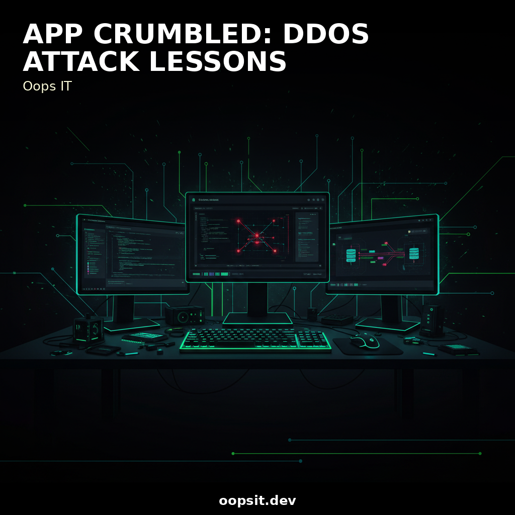 My First App vs. DDoS: Security Lessons Learned