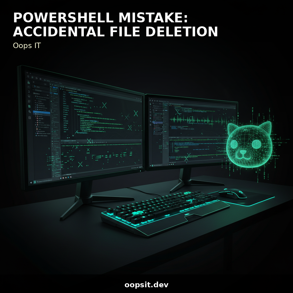 My First PowerShell Script Mistake: File Deletion & Recovery
